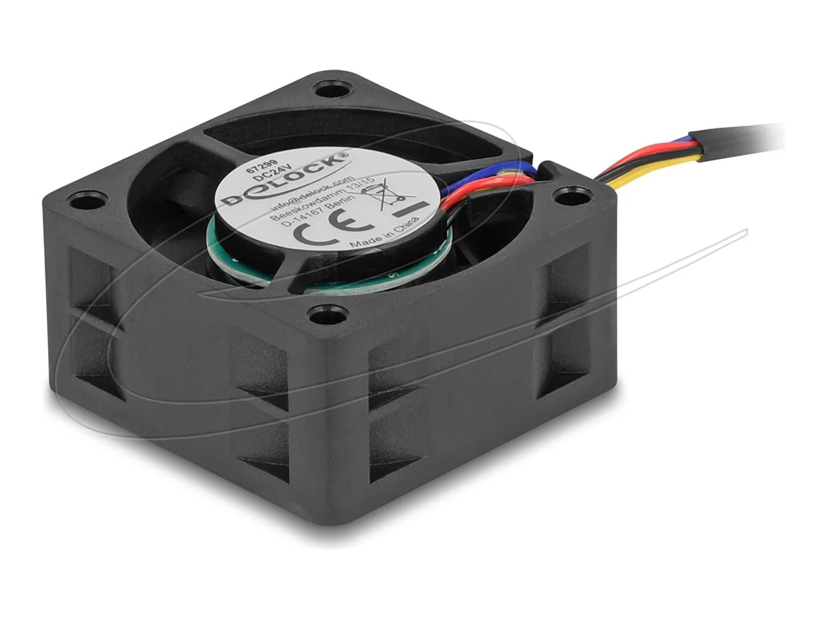DELOCK Axiallufter 24 V DC 40 x 40 x 20