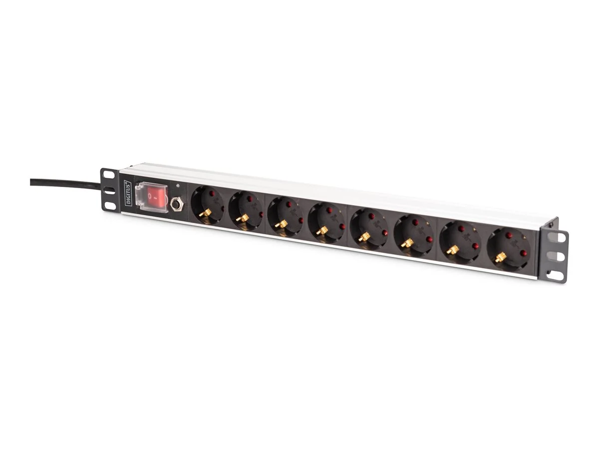 DIGITUS 1U Alu PDU Rackmount 7x