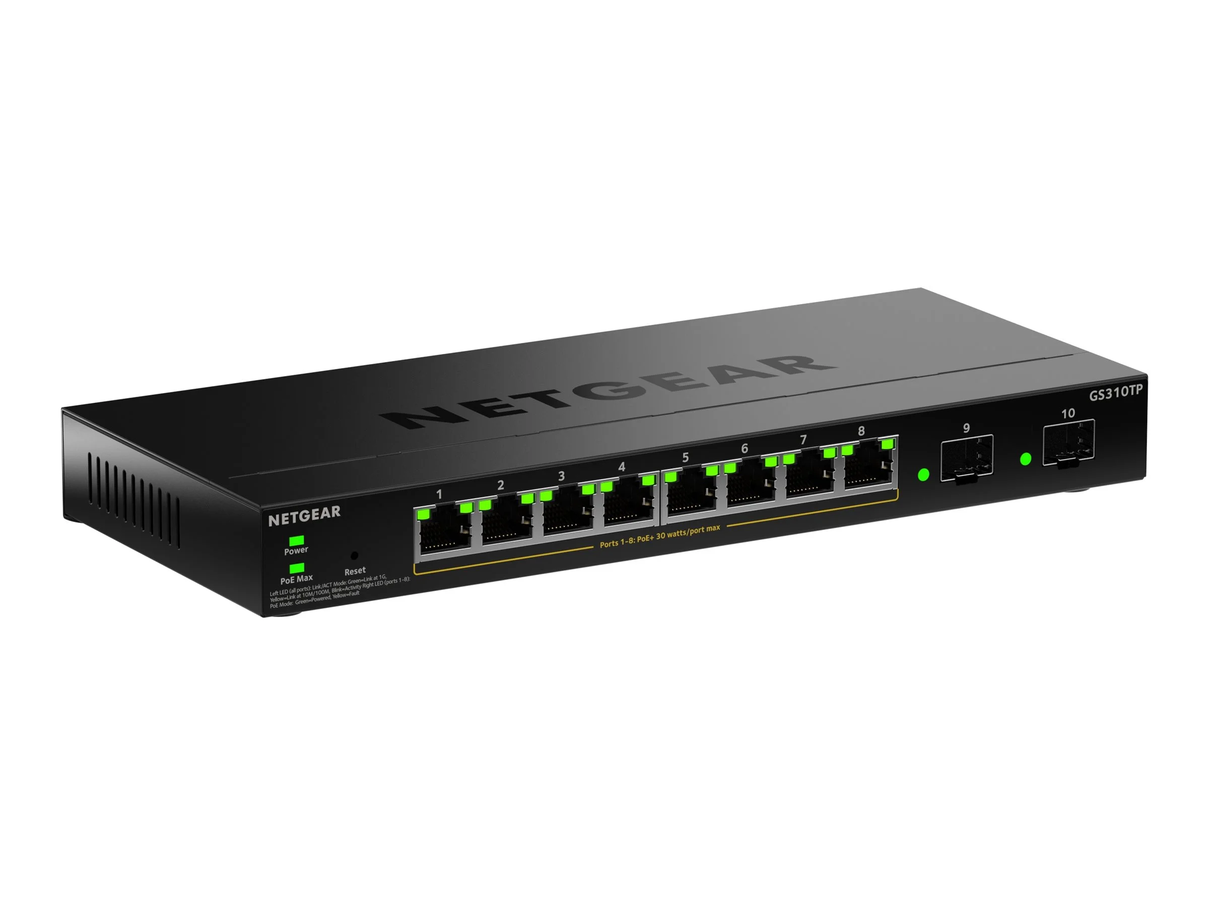 NETGEAR S350 8P GE POE+ SMART SWITCH