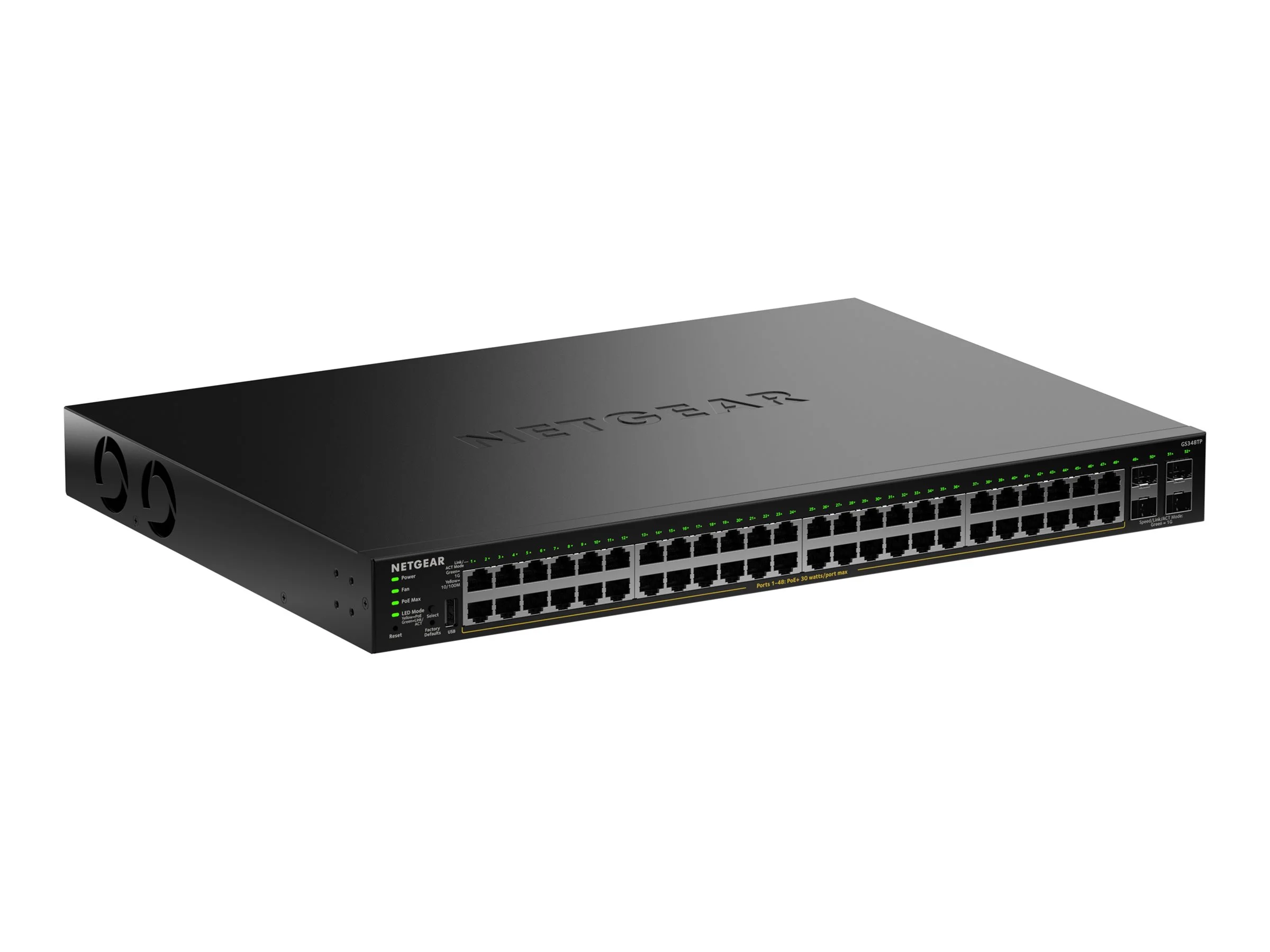 NETGEAR S350 48P GE POE+ SMART SWITCH