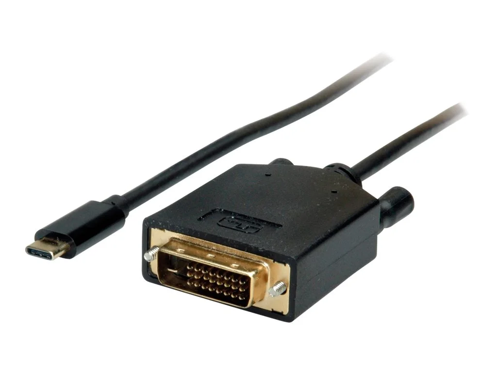 VALUE USB Typ C - DVI Adapterkabel 1m