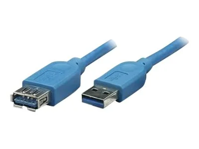 TECHLY USB3.0 Verlaengerungskabel BLAU