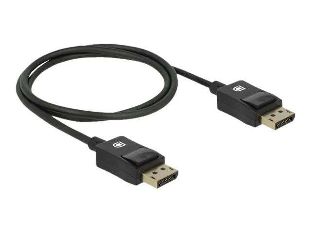 DELOCK Koaxiales DP Kabel 8K 60 Hz 1 m