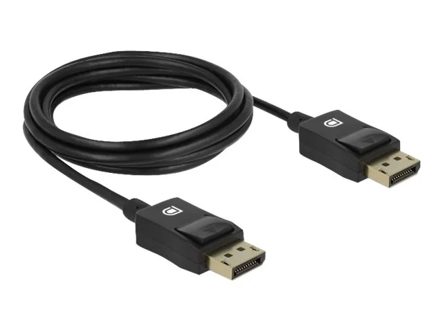 DELOCK Koaxiales DP Kabel 8K 60 Hz 2 m