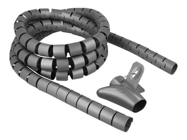 DELOCK Spiralschlauch 2,5m x 30mm grau