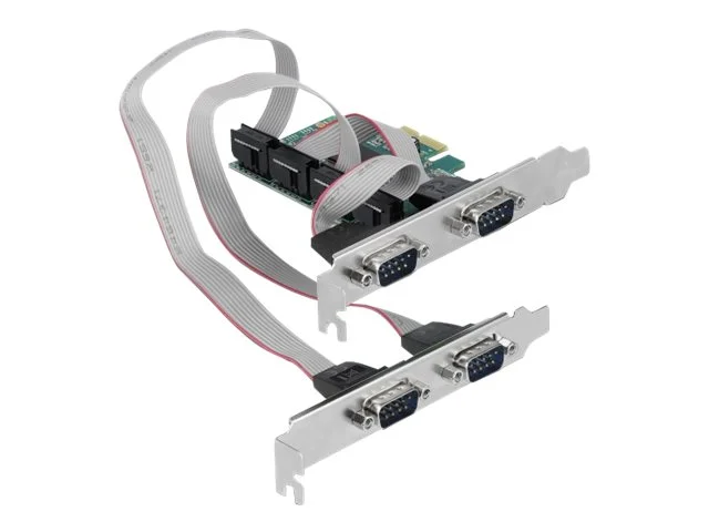 DELOCK PCI Express Karte zu 4 x Seriell