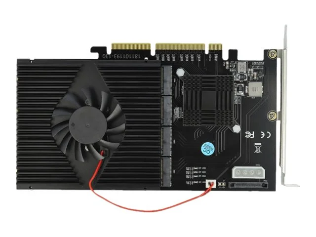 DELOCK PCI Express x8/x16 Karte zu 4xM.2