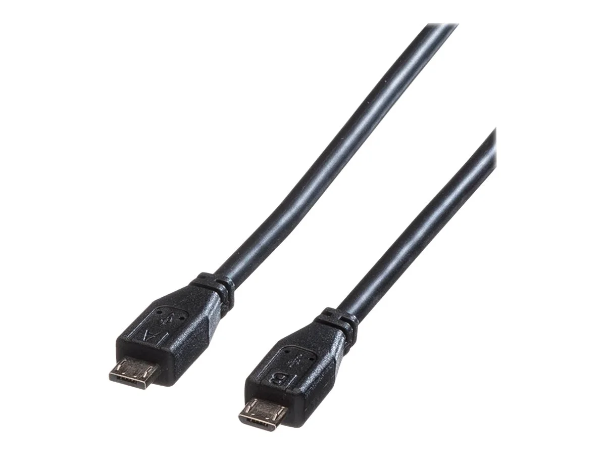 ROLINE USB 2.0 Kabel Micro USB A ST 1,8m