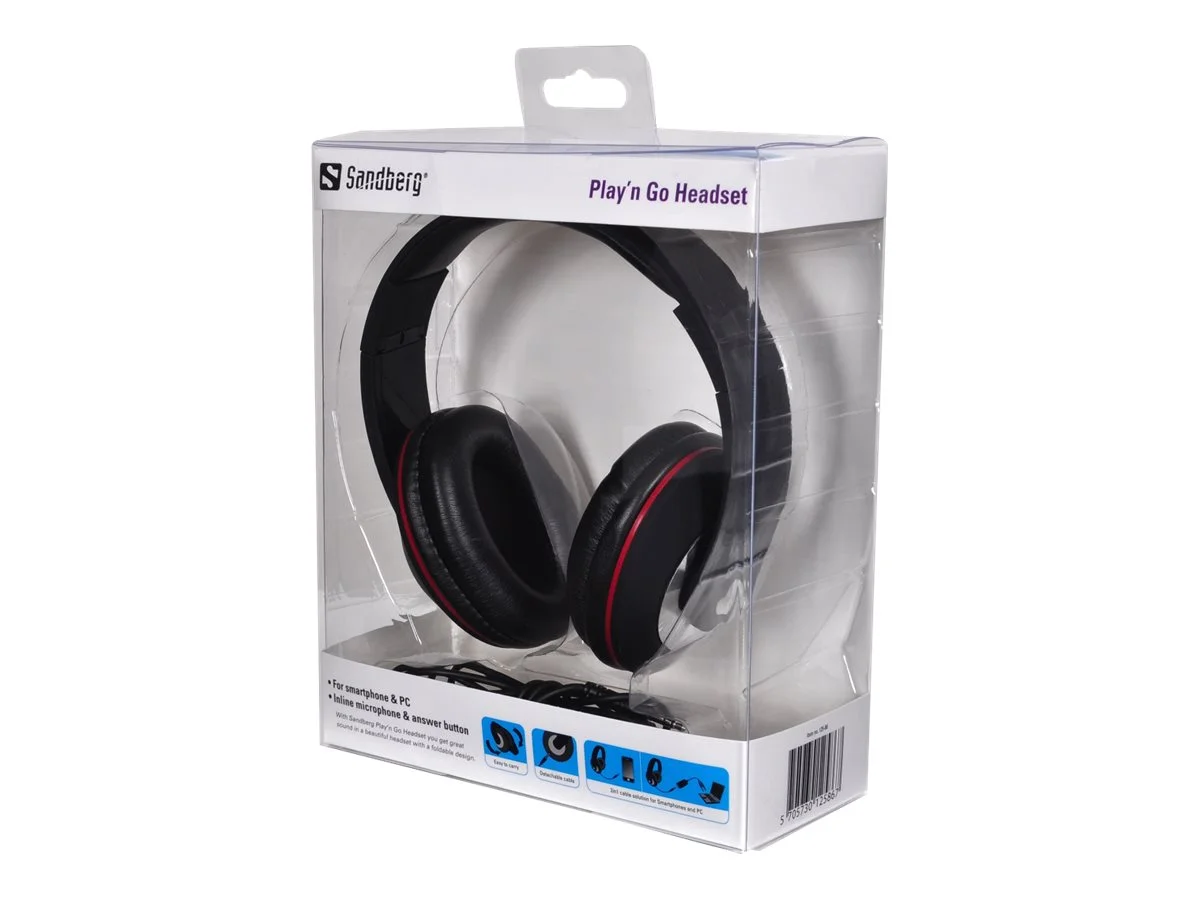 SANDBERG Play  n Go Headset Black