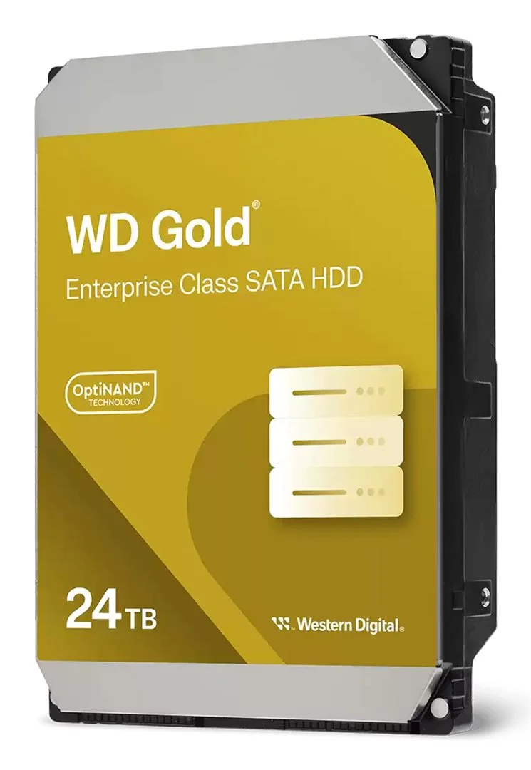WD HD3.5" SATA3-Raid 24TB WD242KRYZ / Gold (Di)