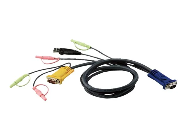 ATEN 2L-5302U KVM Kabel VGA USB 1,8m