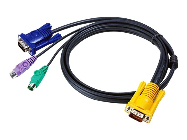 ATEN 2L-5206P KVM-Kabel VGA PS/2 6m