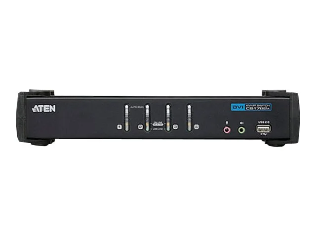 ATEN CS1764A KVM Switch DVI USB 4 Ports