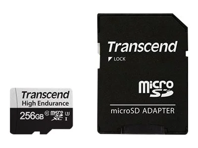 TRANSCEND USD350V 256GB microSD w/adp