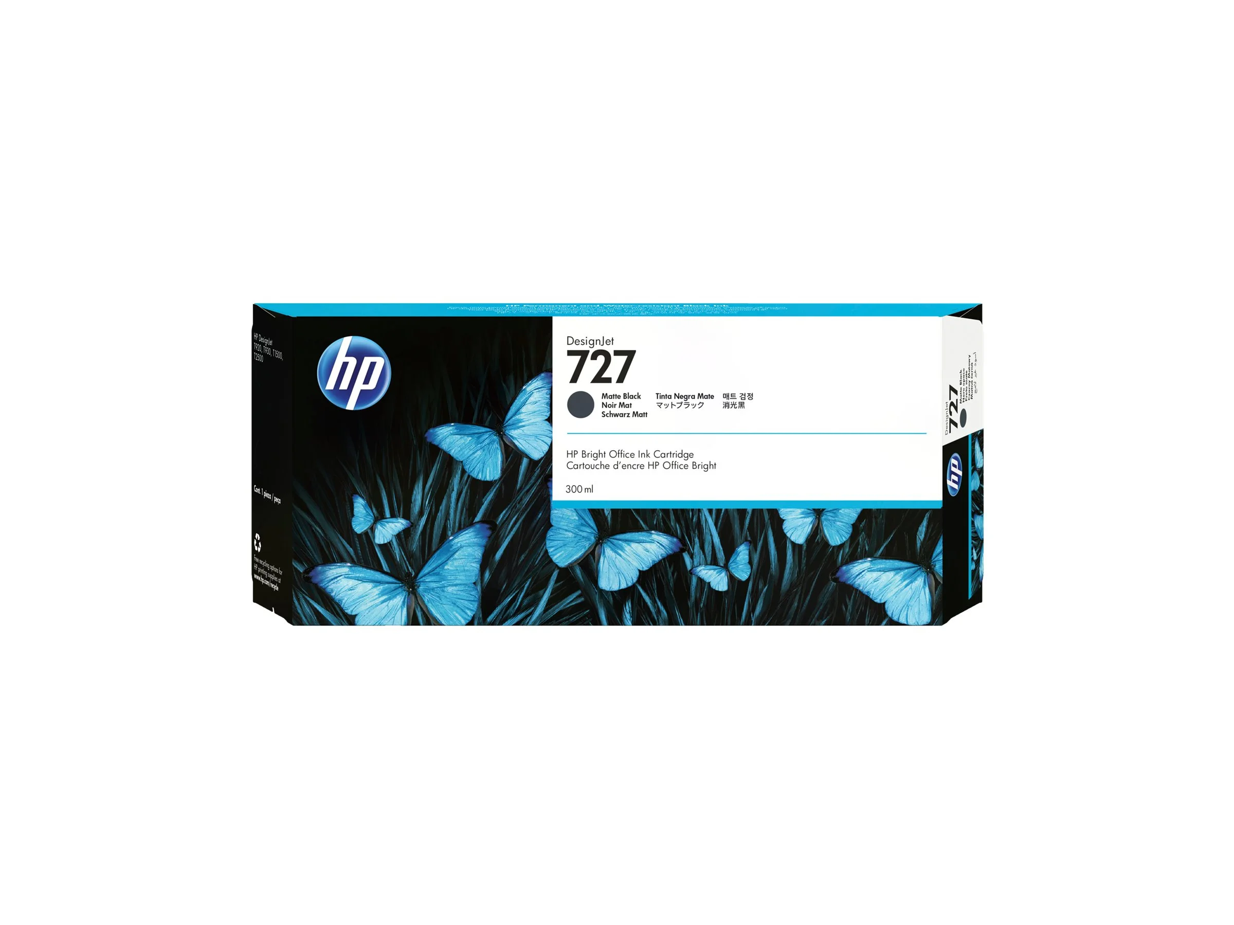 HP 727 300 ml Matte Black Ink Cartridge