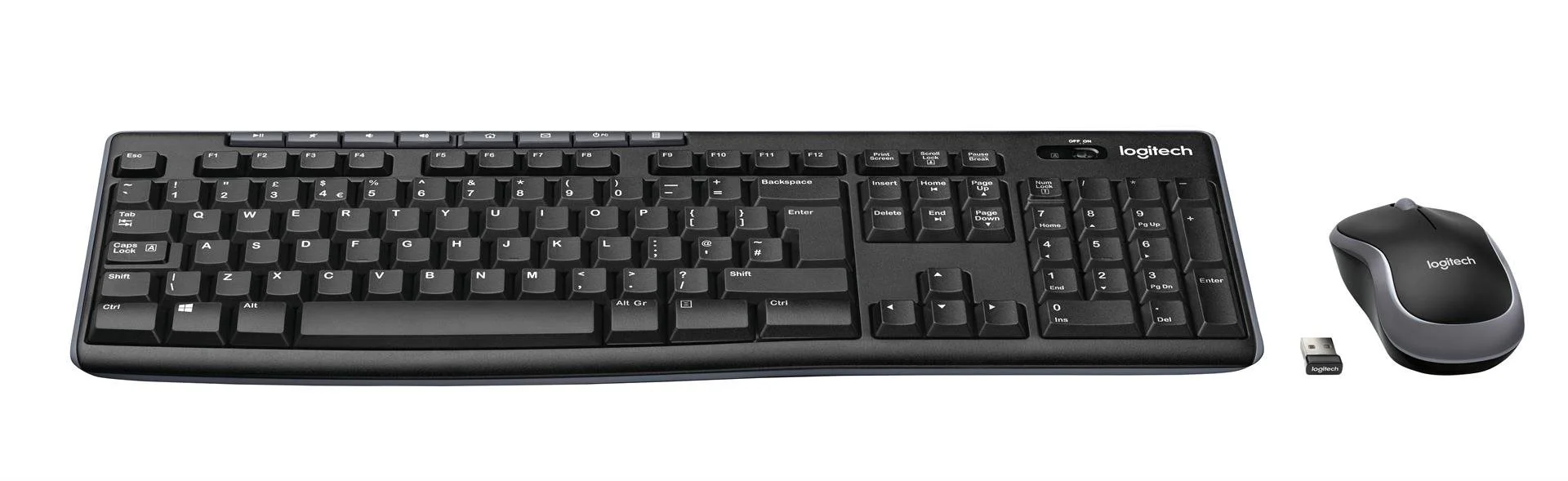 Logitech Desktop MK270 Wireless [CH] black