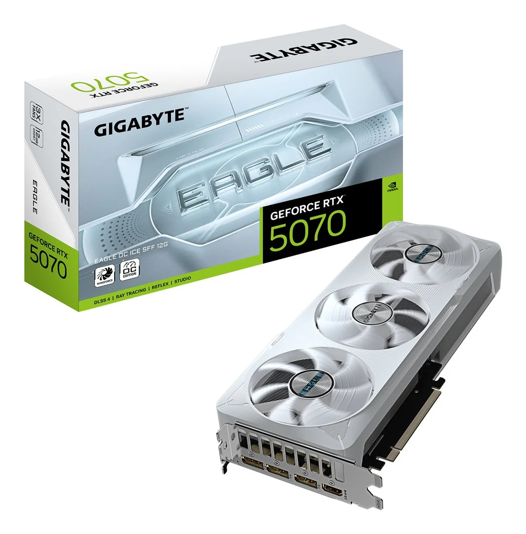 GIGA VGA 12GB RTX5070 EAGLE OC ICE-12G 3xDP/HDMI GeForce RTX 5070 EAGLE OC ICE SFF 12G