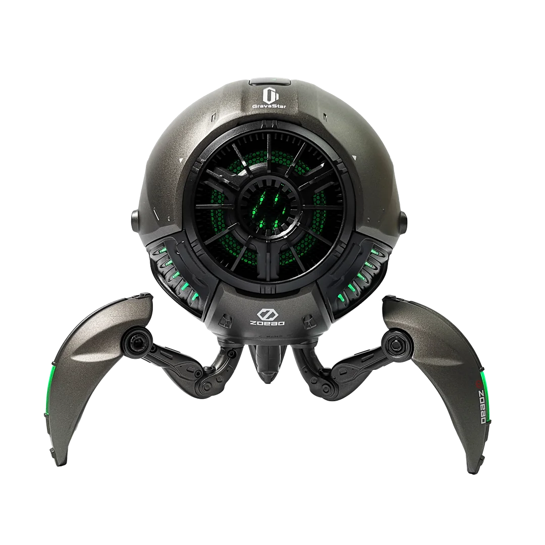 Zoeao GravaStar F Bluetooth Speaker  metal grey