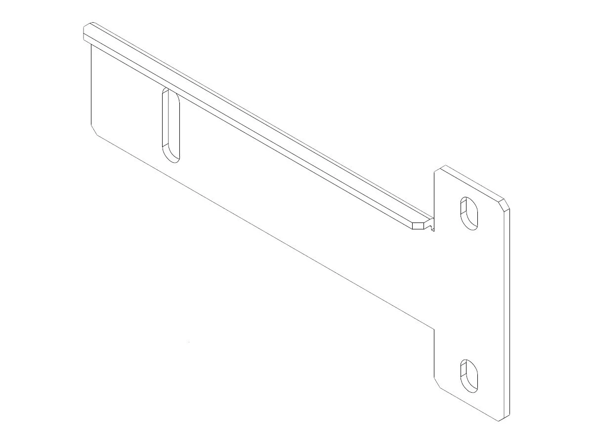 APC Easy BRKT POST BTM 3-4FT inside one