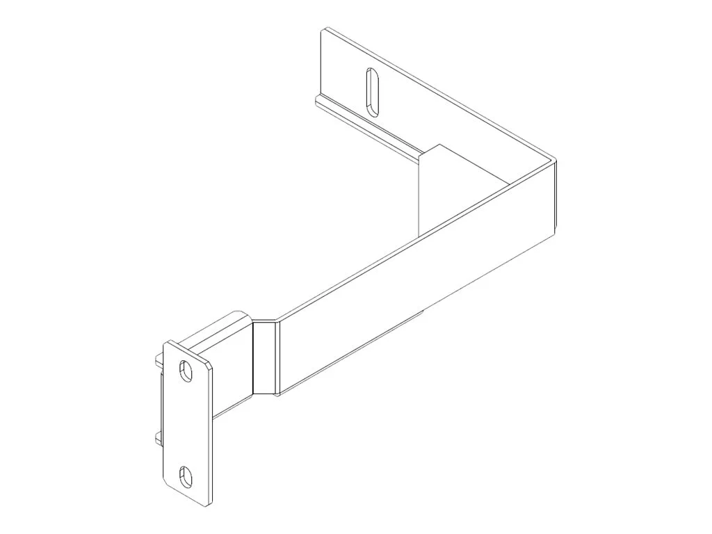 APC Easy BRKT POST BTM 5-6FT inside one