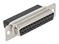 DELOCK D-Sub 25 Pin Crimp Buchse Metall