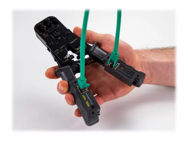 DELOCK Crimpzange mit Abisolierer für 8P