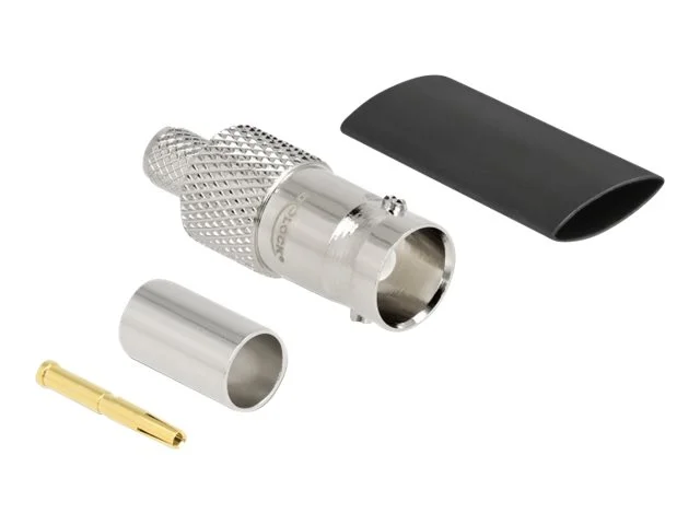 DELOCK BNC Buchse zum Crimpen RG59