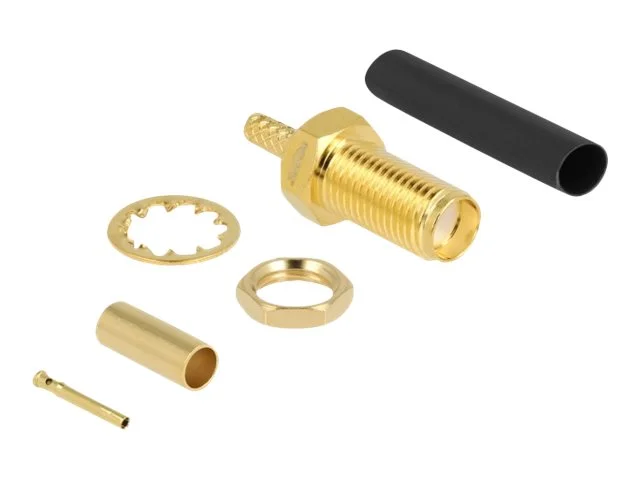 DELOCK SMA Buchse zum Crimpen RG-174