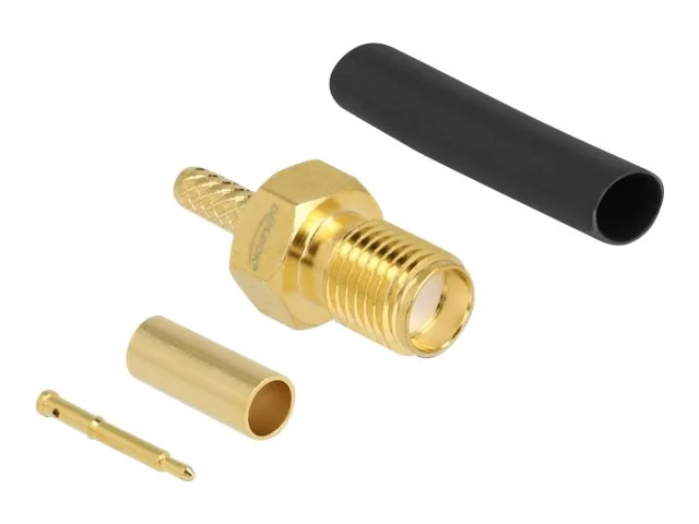 DELOCK RP-SMA Buchse zum Crimpen RG-174