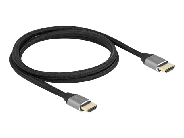 DELOCK HDMI Kabel 48Gbps 8K 60Hz grau 1m