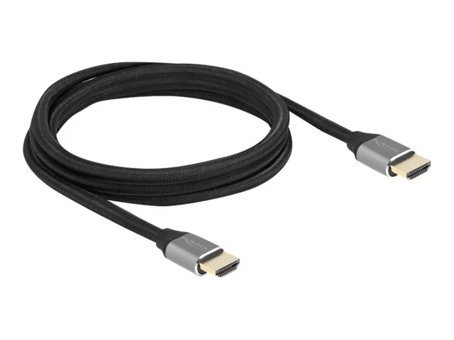 DELOCK HDMI Kabel 48Gbps 8K 60Hz grau 2m