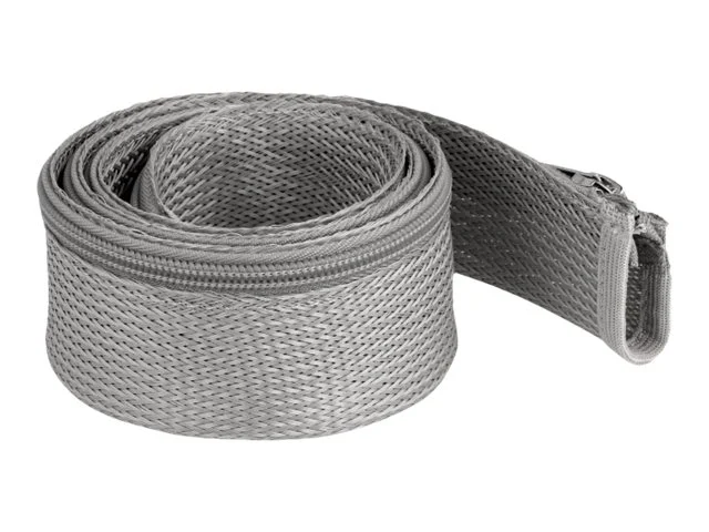 DELOCK Geflechtschlauch 1m x 50mm grau