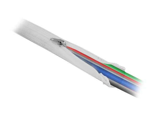 DELOCK Geflechtschlauch 2m x 50mm weiss