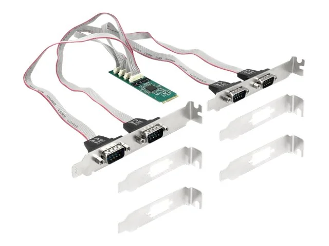 DELOCK M.2 Karte zu 4 x Seriell RS-232