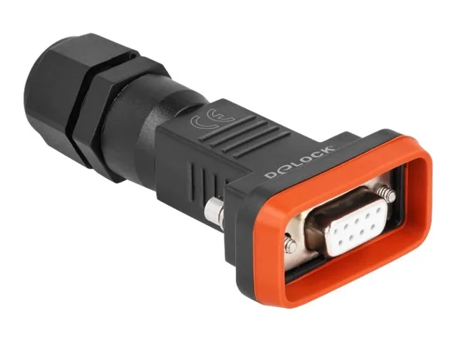 DELOCK D-Sub 9 Pin Buchse mit Gehäuse