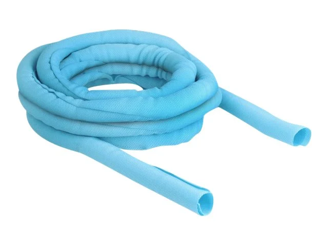 DELOCK Gewebeschlauch 5 m x 19 mm blau