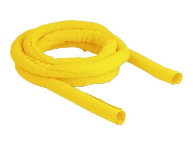 DELOCK Gewebeschlauch 2 m x 19 mm gelb