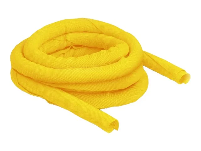 DELOCK Gewebeschlauch 5 m x 16 mm gelb