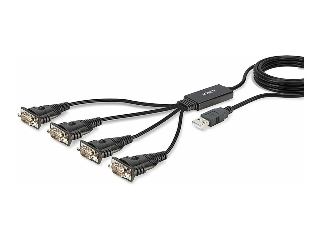 LINDY USB auf 4 Port Seriell Konverter