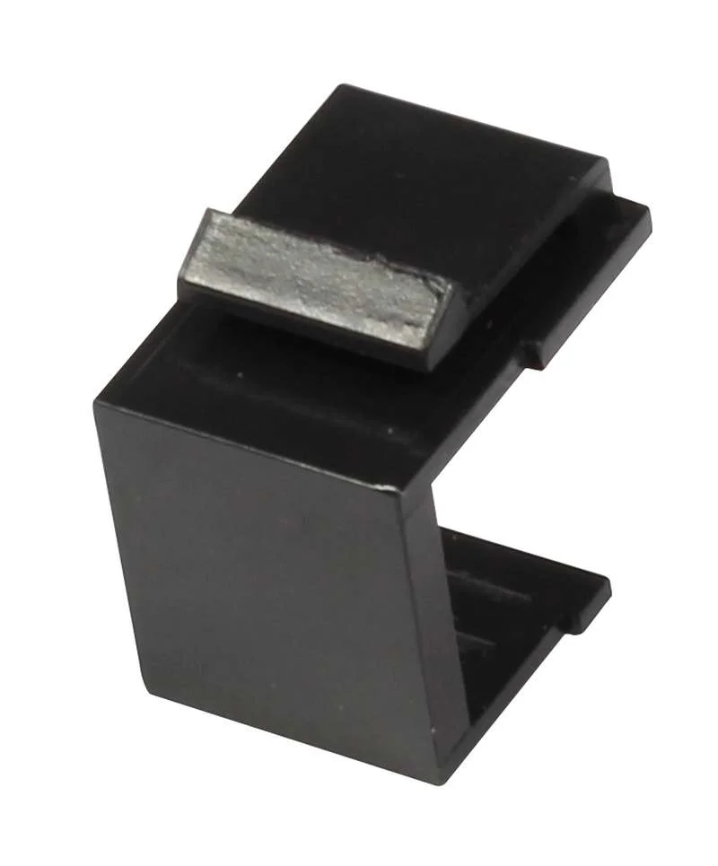 Keystone, Modul, Blindstopfen, schwarz, Synergy 21,