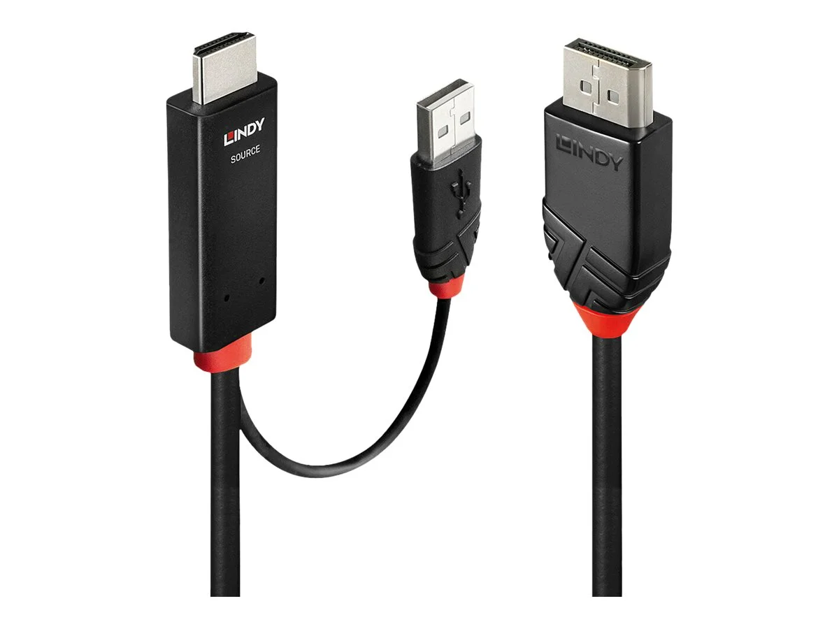 LINDY 3m HDMI an DisplayPort Adapterkabe