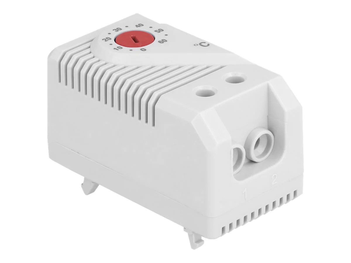 DELOCK Thermostat mit Schliesser-Kontakt