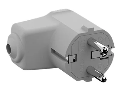 BACHMANN Montage-Winkelstecker grau