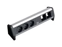 BACHMANN DESK 3x Schutzkontakt 2x ABD