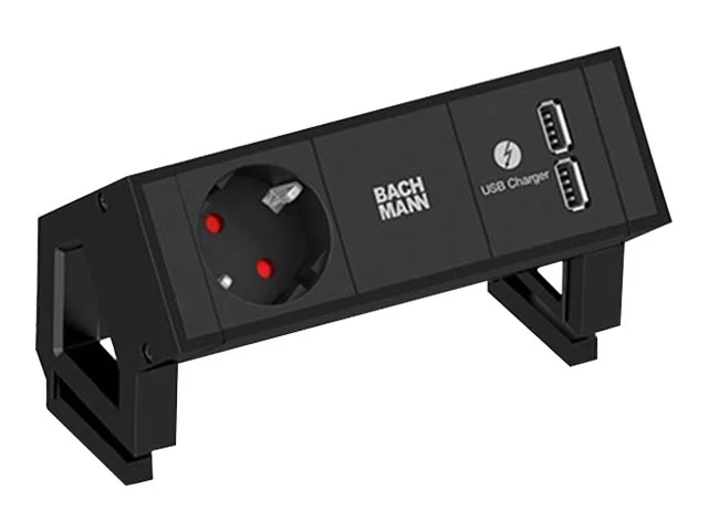 BACHMANN DESK2 1x Schutzkontakt 1x USB