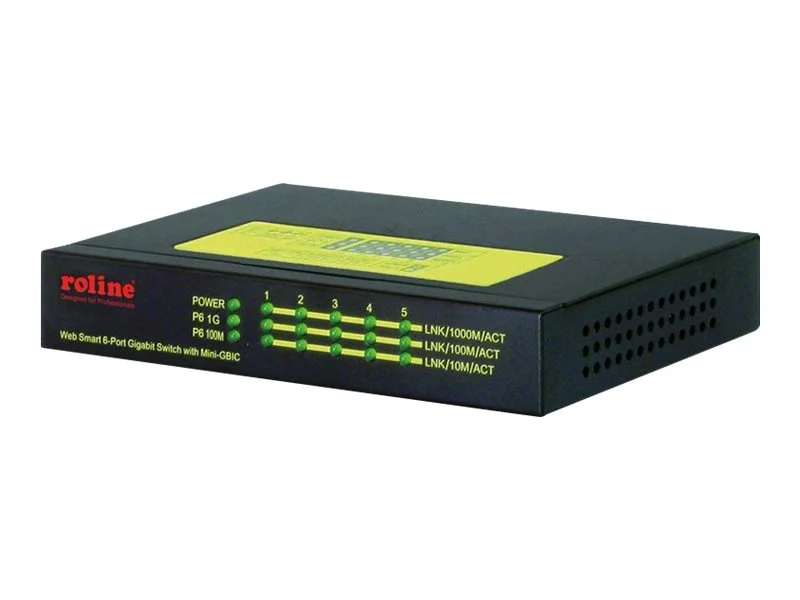ROLINE Industrie Gigabit Switch 5x RJ-45
