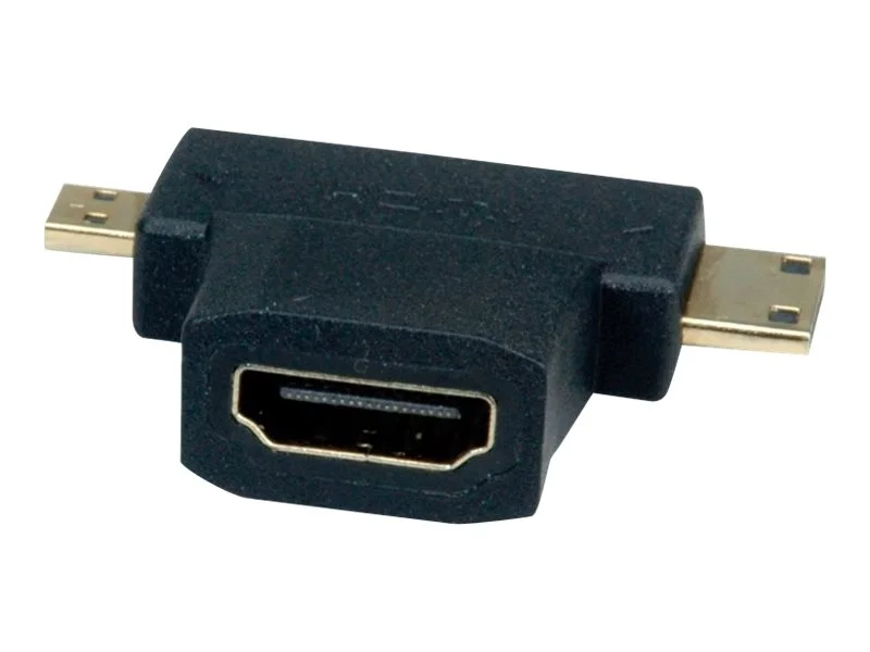 VALUE HDMI T-Adapter HDMI - HDMI Min/Mic