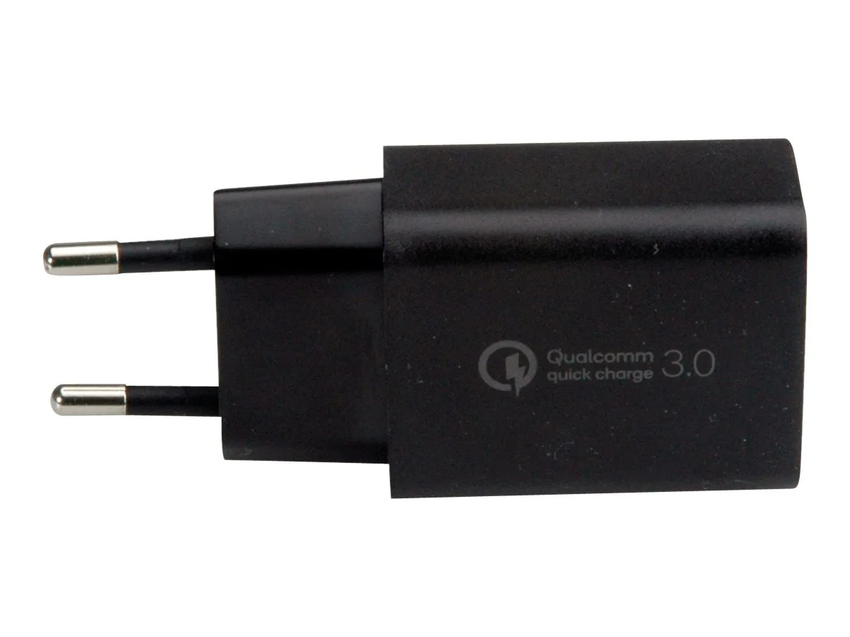 VALUE USB QC3.0 Charger Euro 1 Port 18W