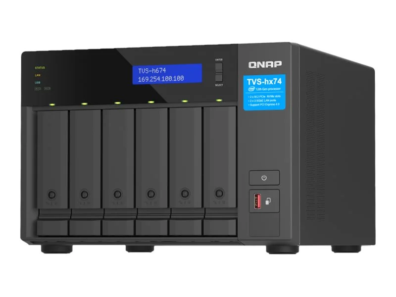 QNAP TVS-H674-I3-16G QuTS NAS i3-12100