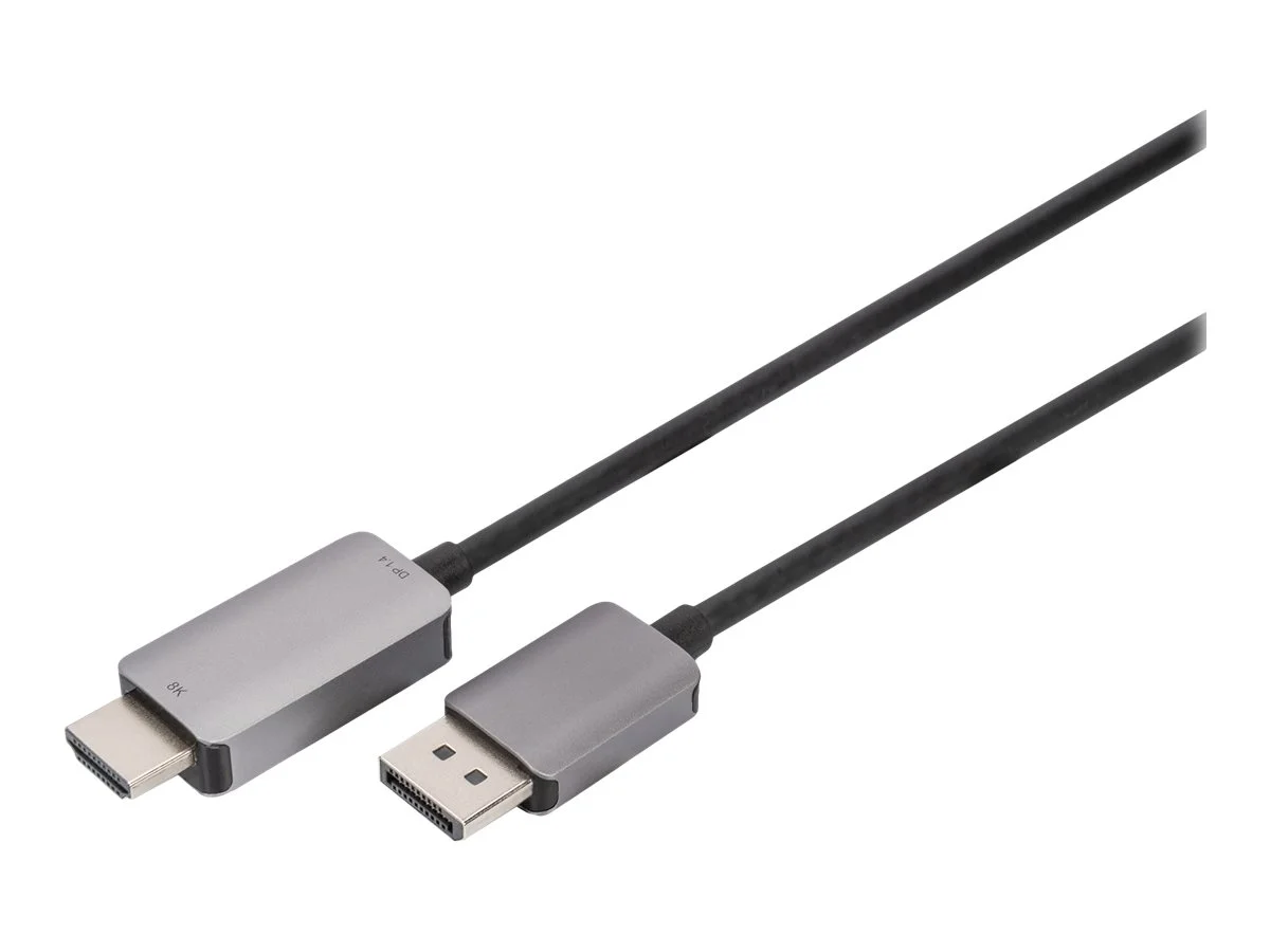 DIGITUS 8K 60Hz DP to HDMI adapter 1m